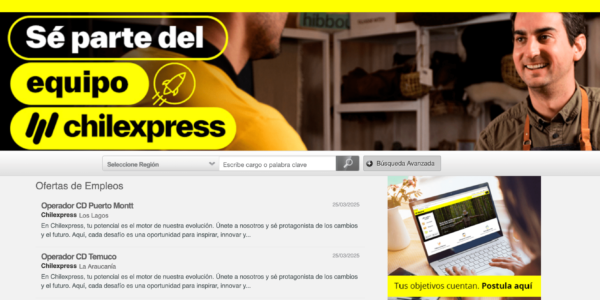 Chilexpress, empleos en  para personal con o sin experiencia