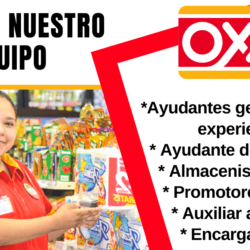 Trabajo en Oxxo para personal con o sin experiencia