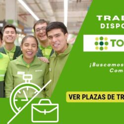 Para personal con o sin experiencia, Empleos en Tottus.